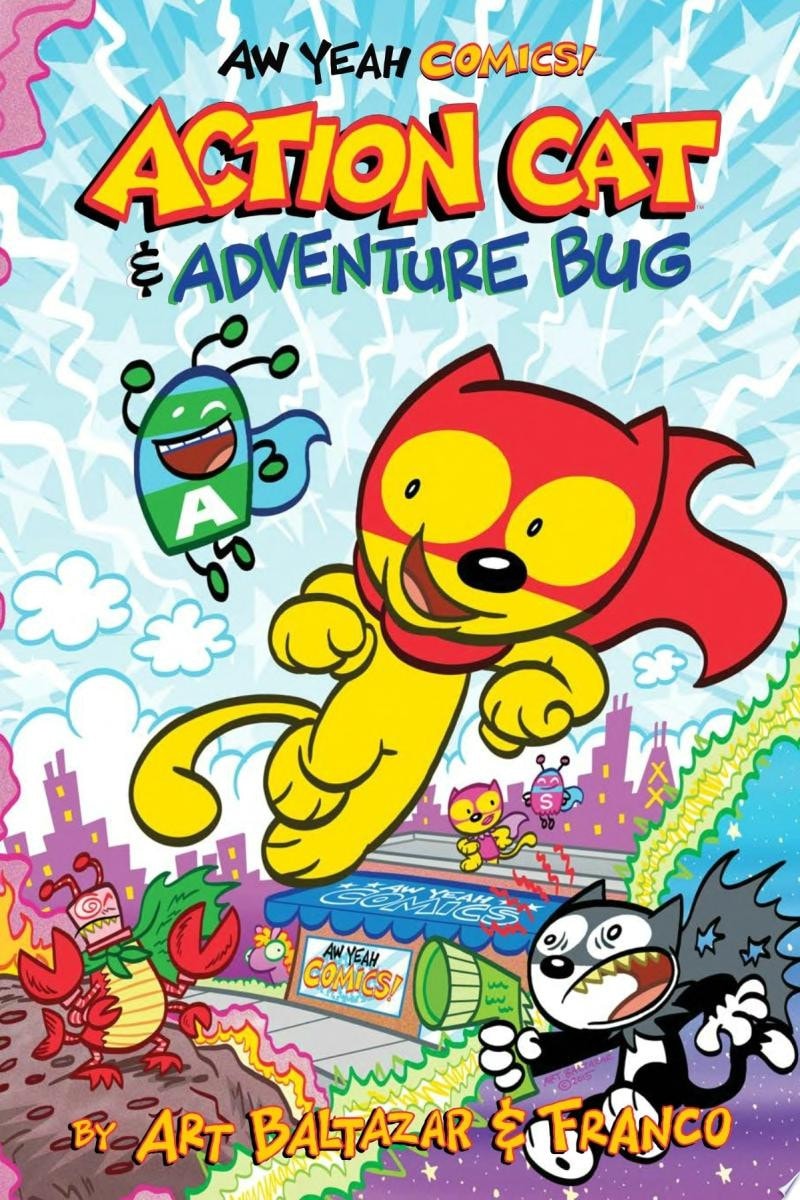 Aw Yeah Comics: Action Cat & Adventure Bug #[nn] cover