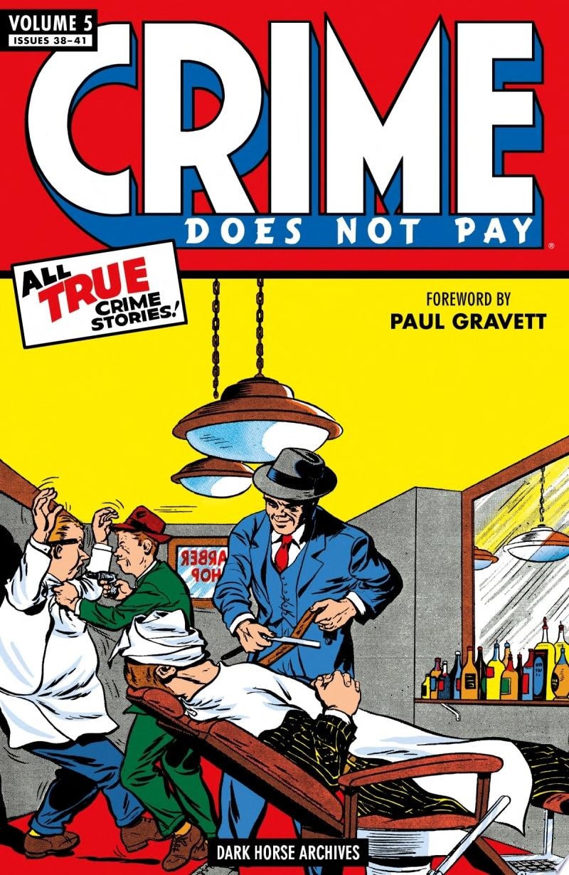 Crime Does Not Pay Archives #5 cover