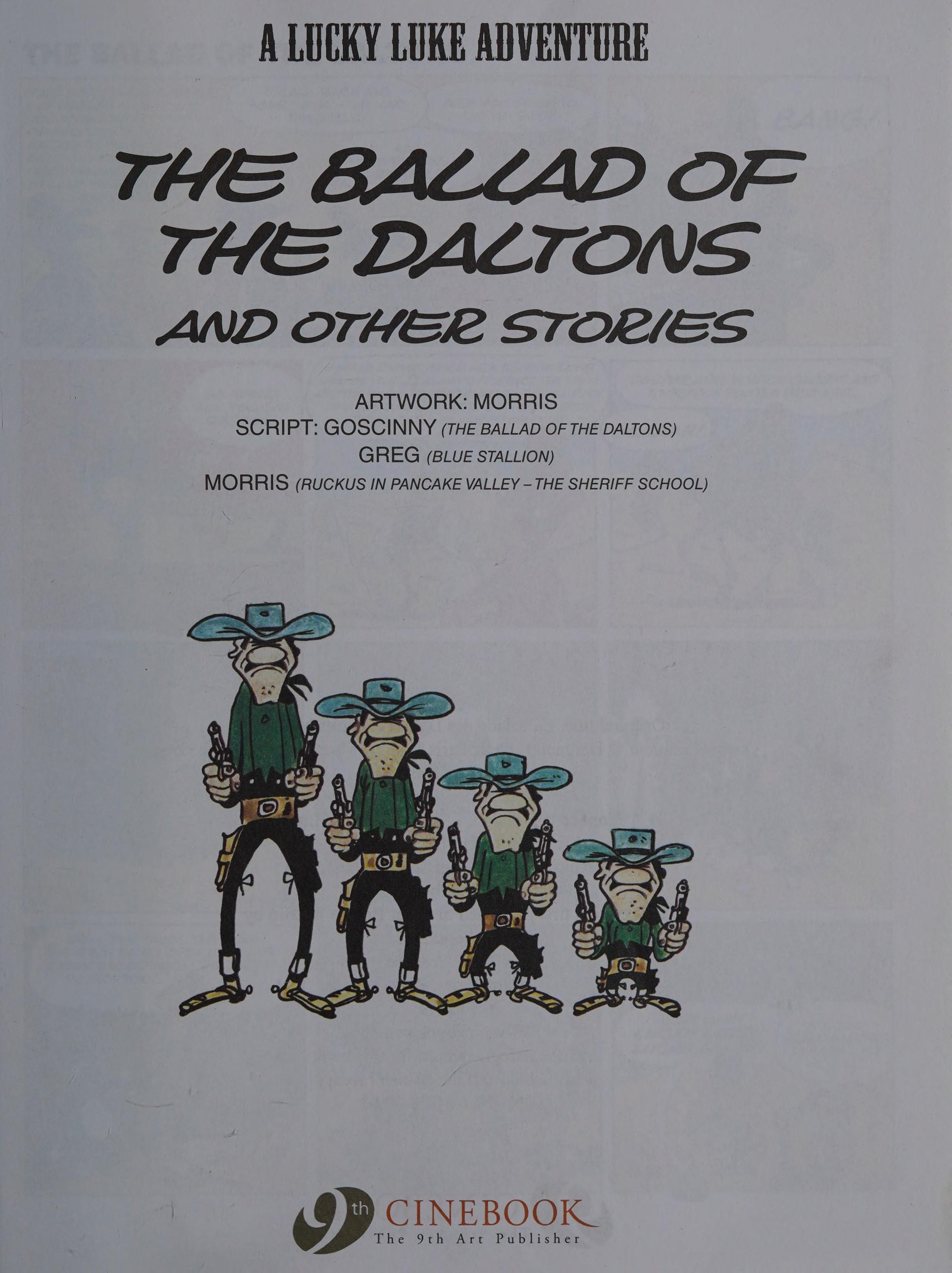 A Lucky Luke Adventure #60 cover