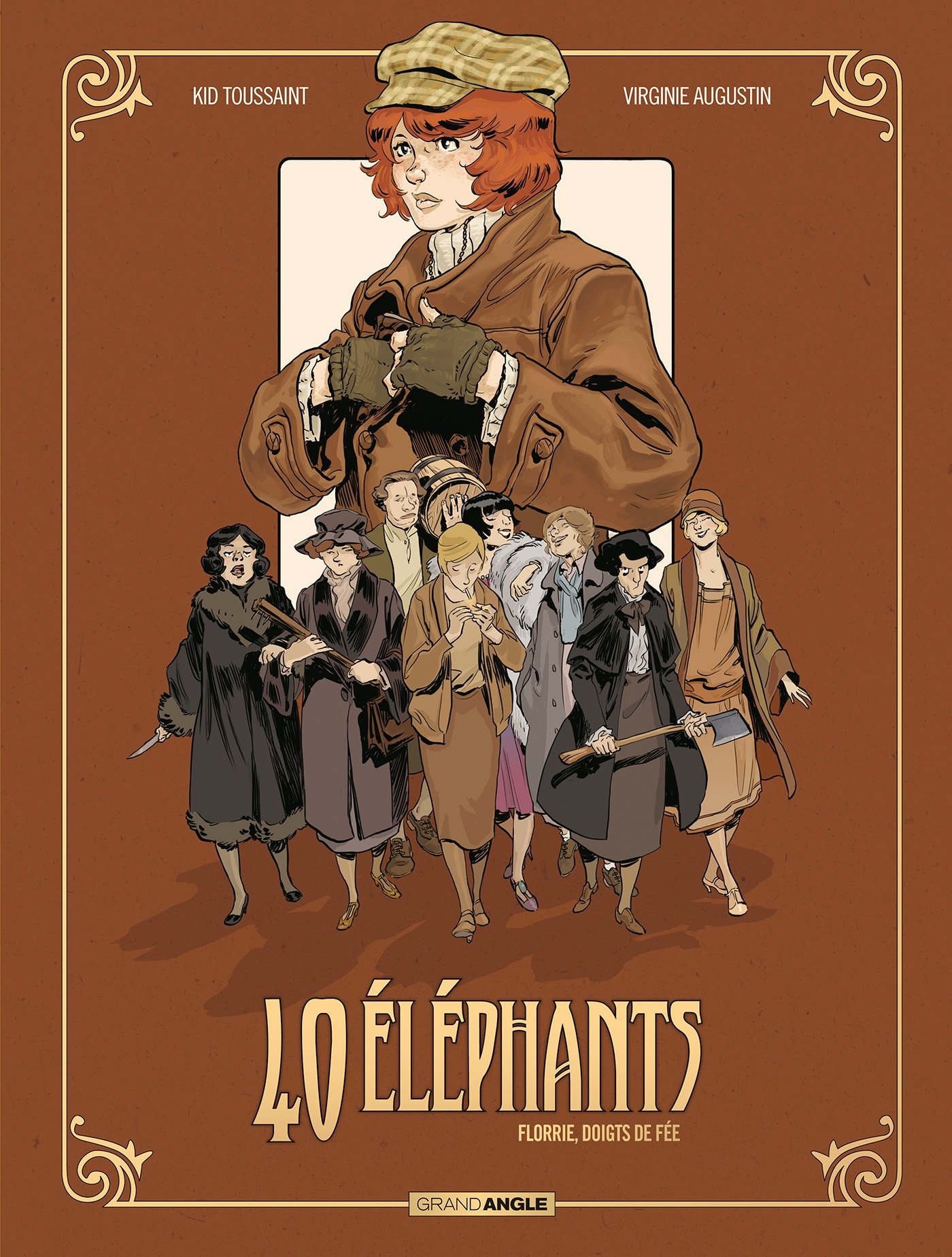 40 éléphants #1 cover
