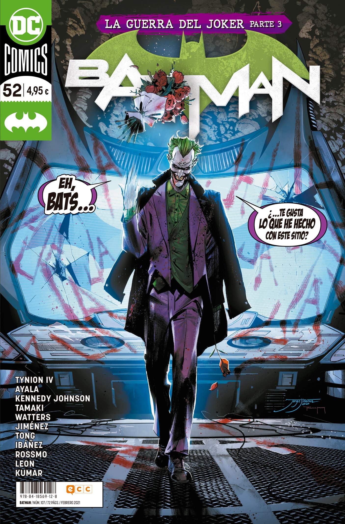 Batman: Renacimiento #52 cover