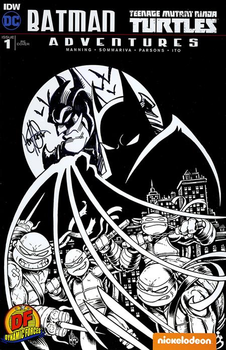 DF BATMAN/TEENAGE MUTANT NINJA TURTLES ADVENTURES #1 cover