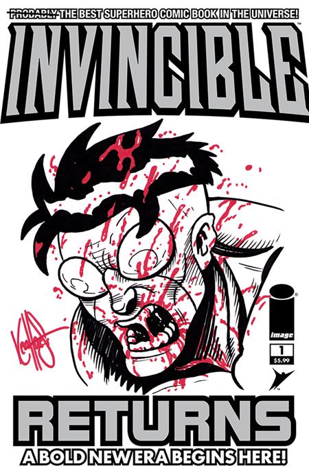 DF INVINCIBLE RETURNS #1 cover