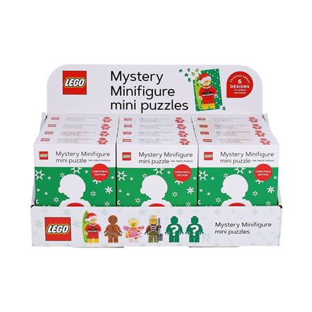 LEGO MYSTERY MINIFIGURE MINI PUZZLE (CHRISTMAS EDITION GREEN) 12 BOX DISPLAY #1 cover