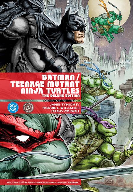 BATMAN TEENAGE MUTANT NINJA TURTLES THE DELUXE EDITION HC (2026 EDITION) #1 cover
