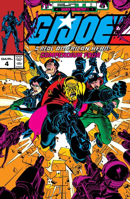 GI JOE A REAL AMERICAN HERO COMPENDIUM TP VOL 04 DIRECT MARKET EXCLUSIVE MICHAEL GOLDEN CVR #4 cover