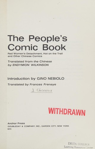 The People's Comic Book: Red Women's Detachment, Hot on the Trail and Other Chinese Comics