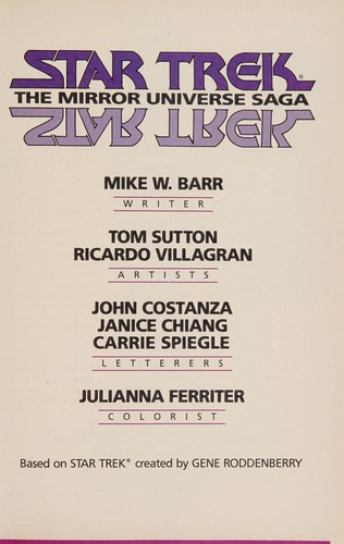Star Trek: The Mirror Universe Saga #[nn]