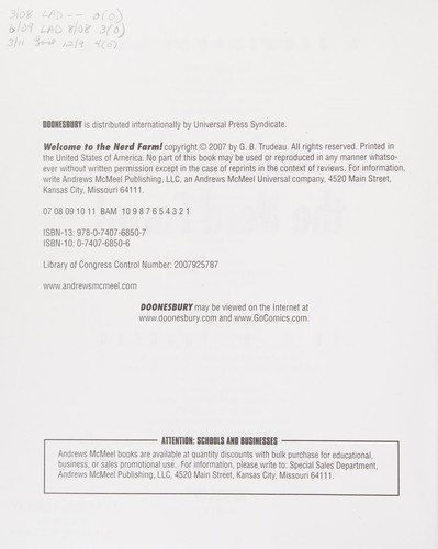 Welcome to the Nerd Farm (A Doonesbury Book) #[nn]