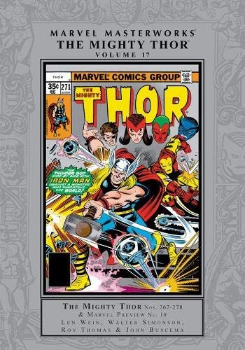 Marvel Masterworks: The Mighty Thor #17 cover
