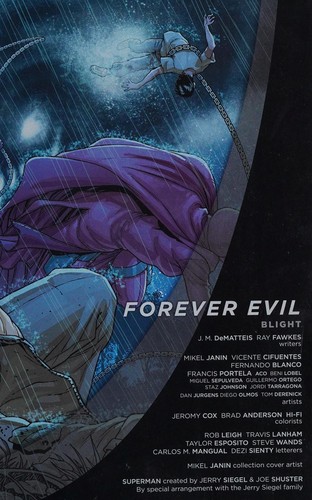 Forever Evil: Blight #[nn] cover
