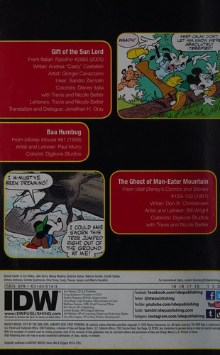 Mickey Mouse: Gift of the Sun Lord #[nn]