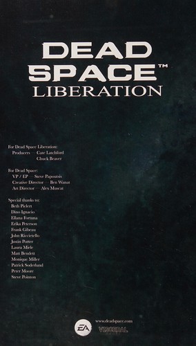 Dead Space Liberation #[nn] cover