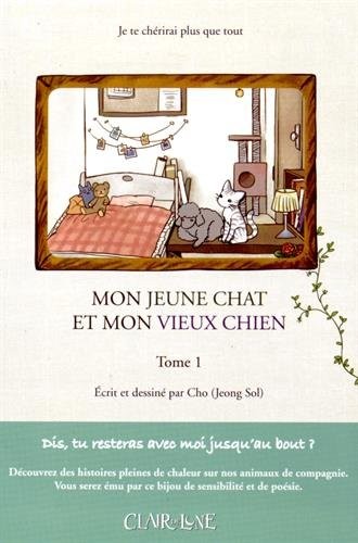 Mon jeune chat et mon vieux chien