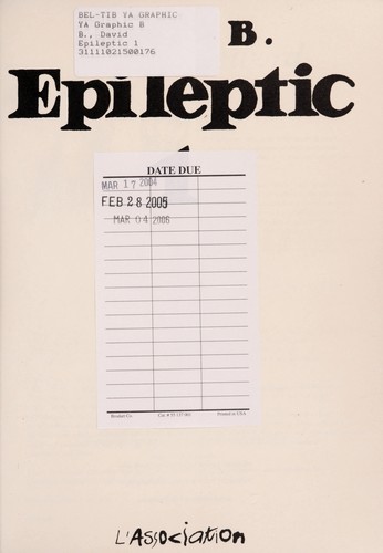 Epileptic #1 cover