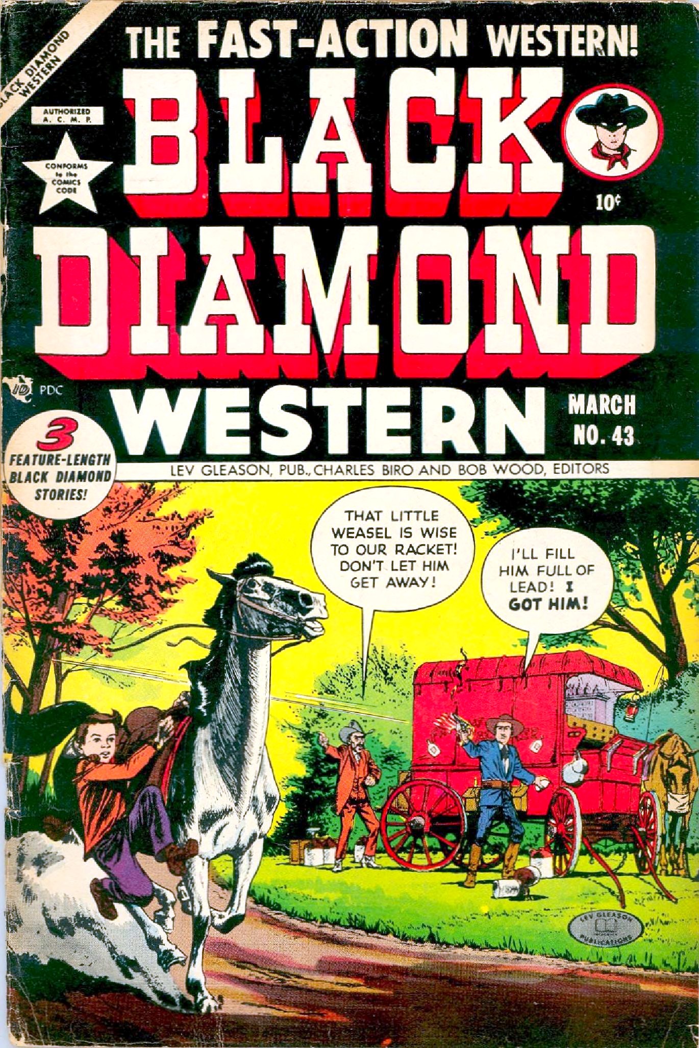 Black Diamond Western #43 cover