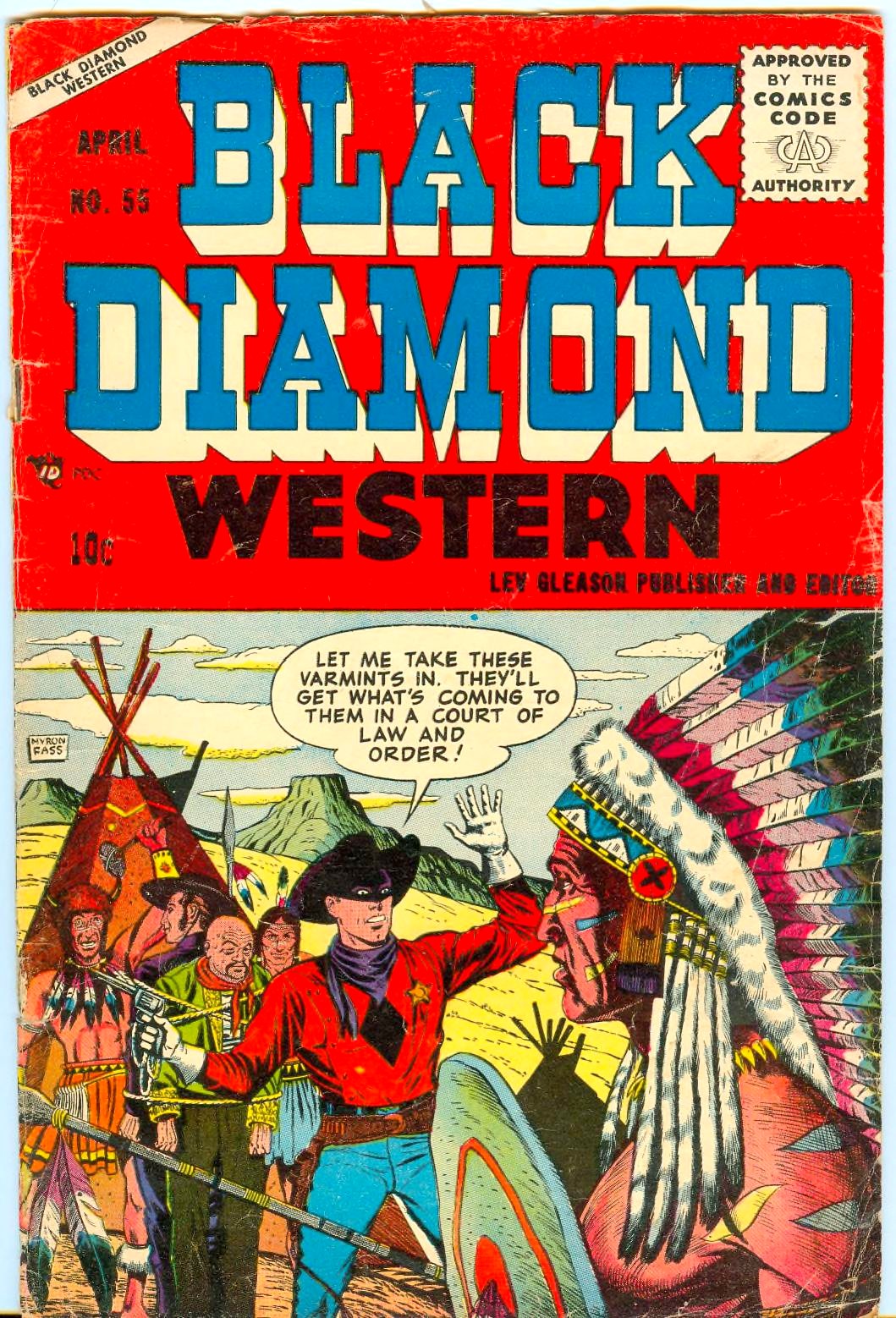 Black Diamond Western #55 cover