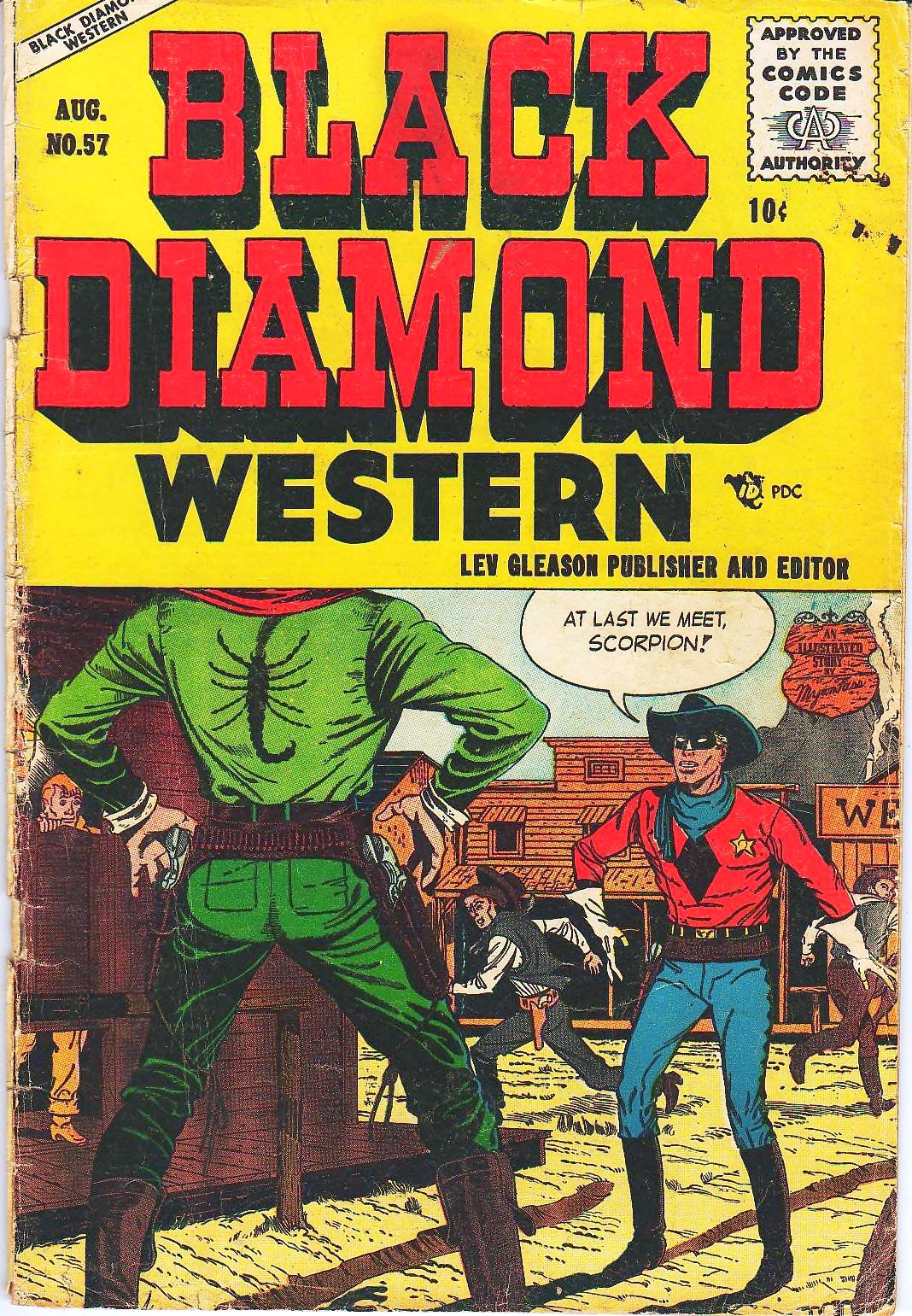 Black Diamond Western #57 cover