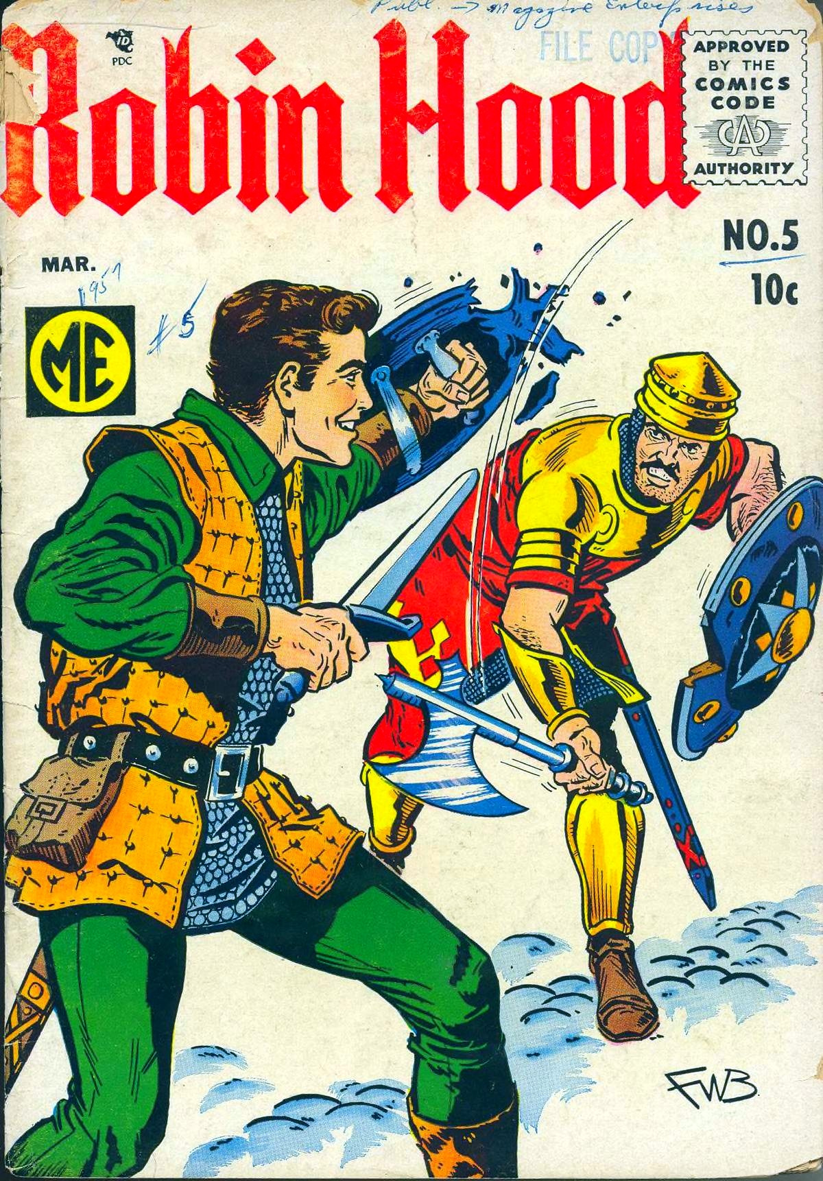 Robin Hood #5 cover