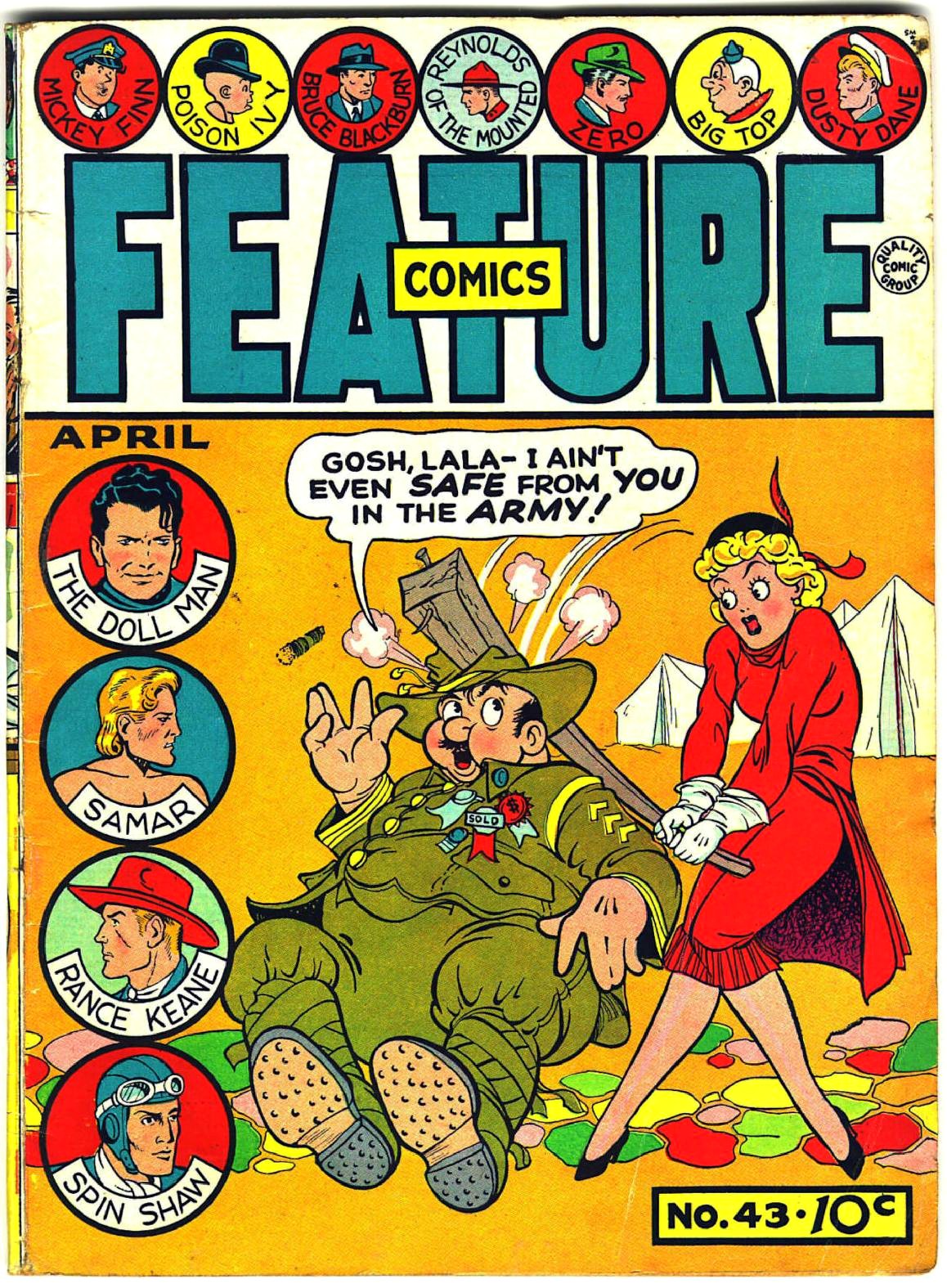 Feature Comics #43 cover