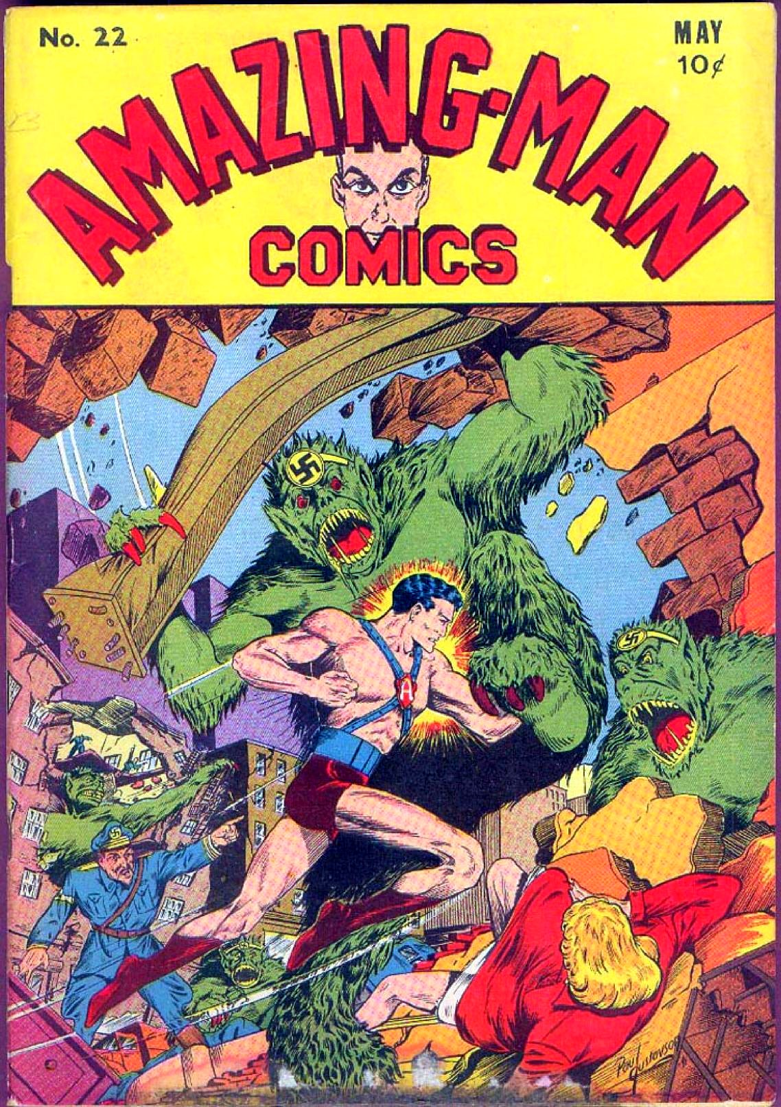 Amazing Man Comics #22