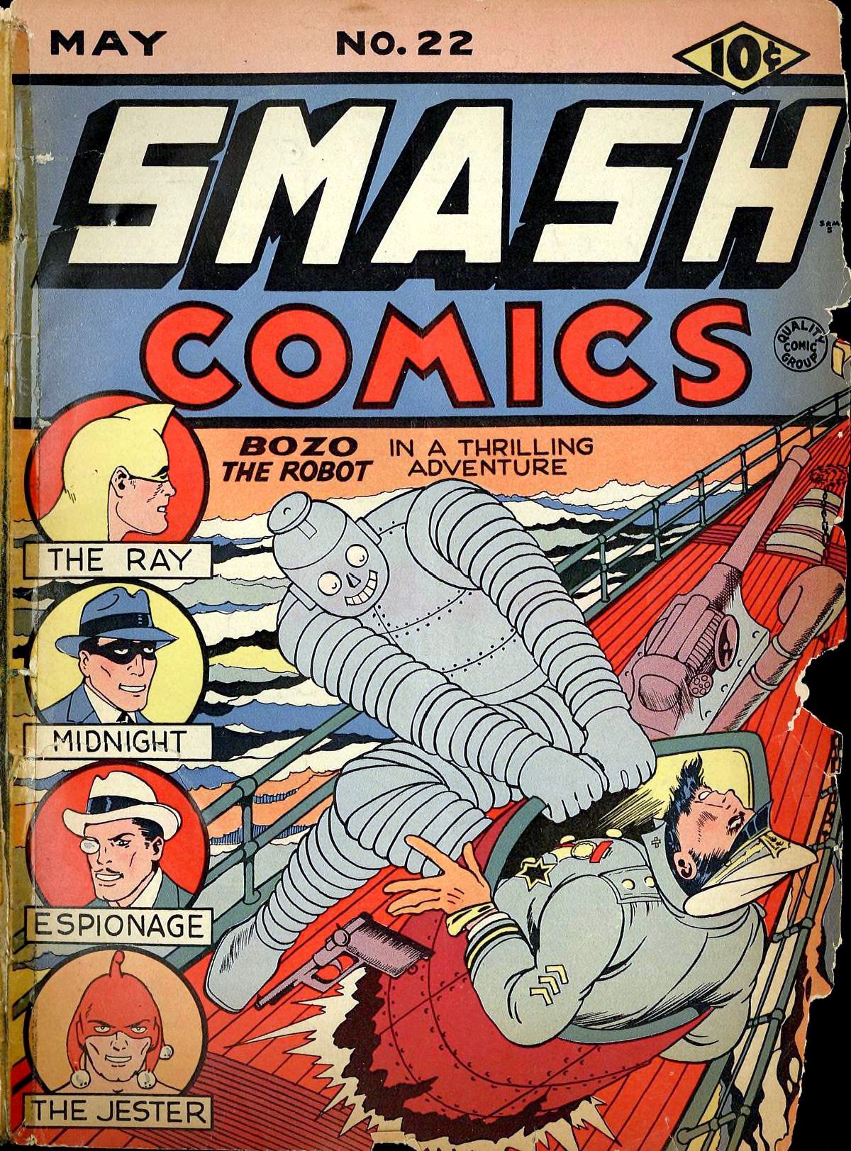 Smash Comics #22 cover