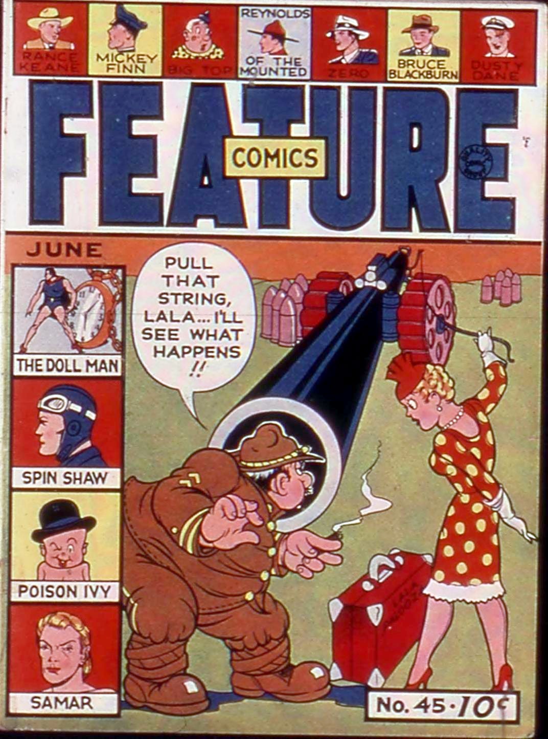 Feature Comics #45 cover