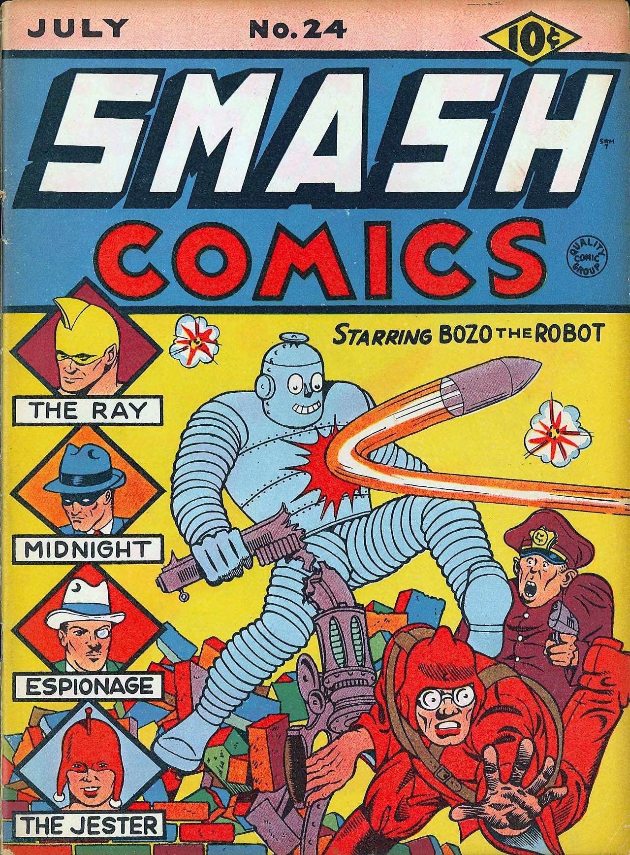 Smash Comics #24 cover