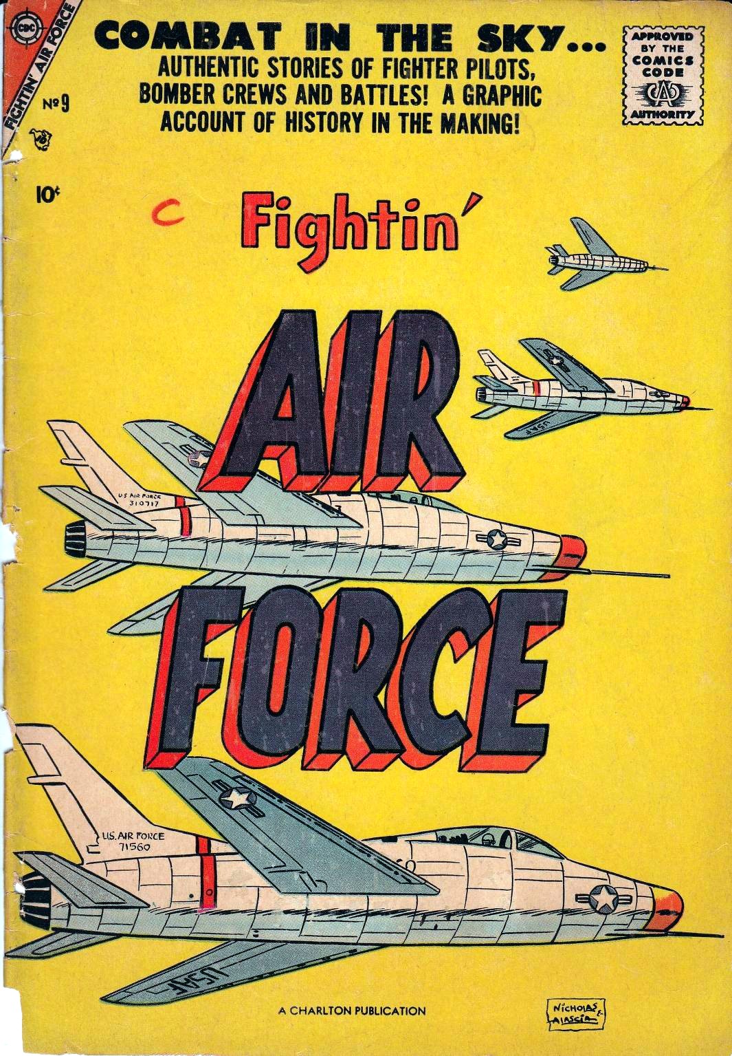 Fightin' Air Force #9 cover
