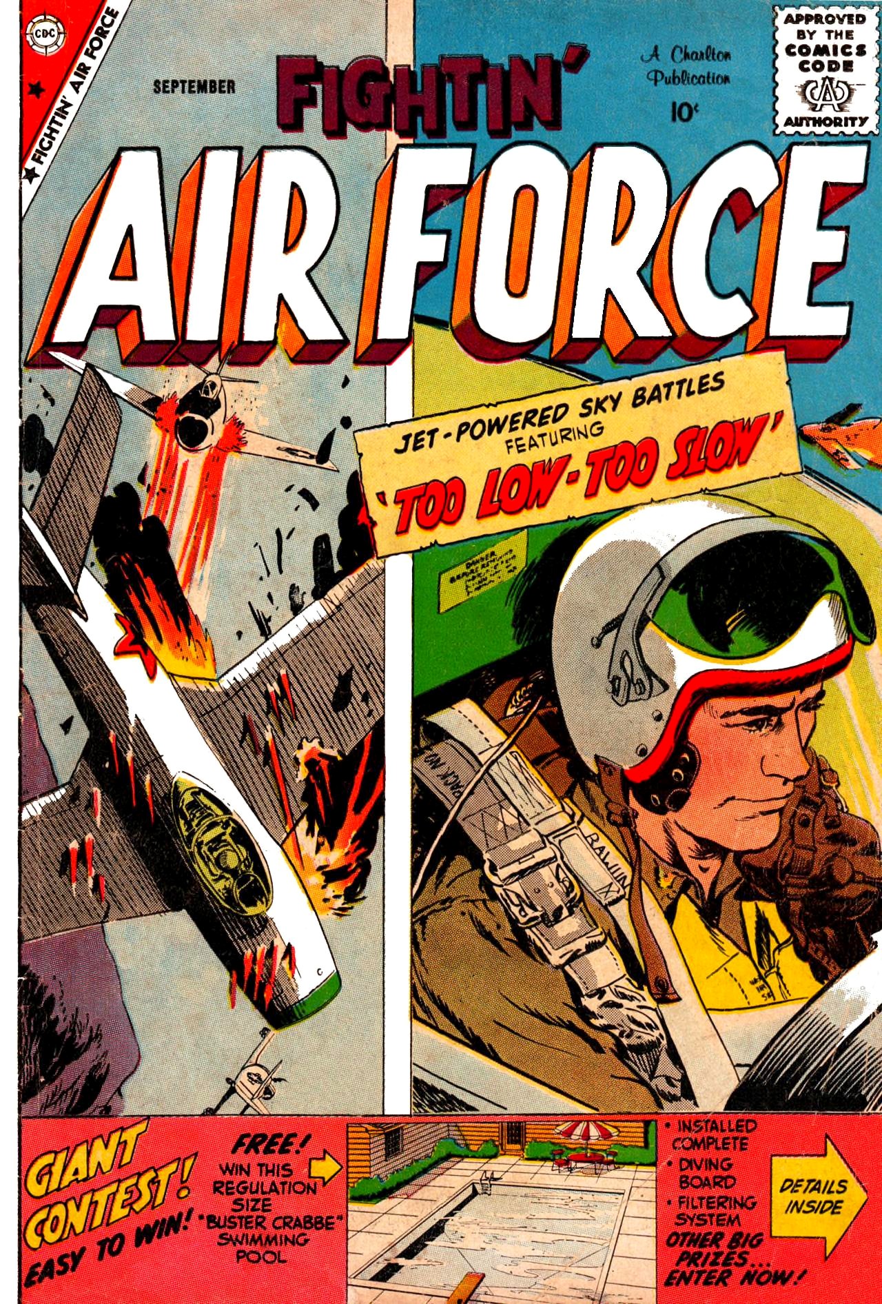 Fightin' Air Force #17 cover