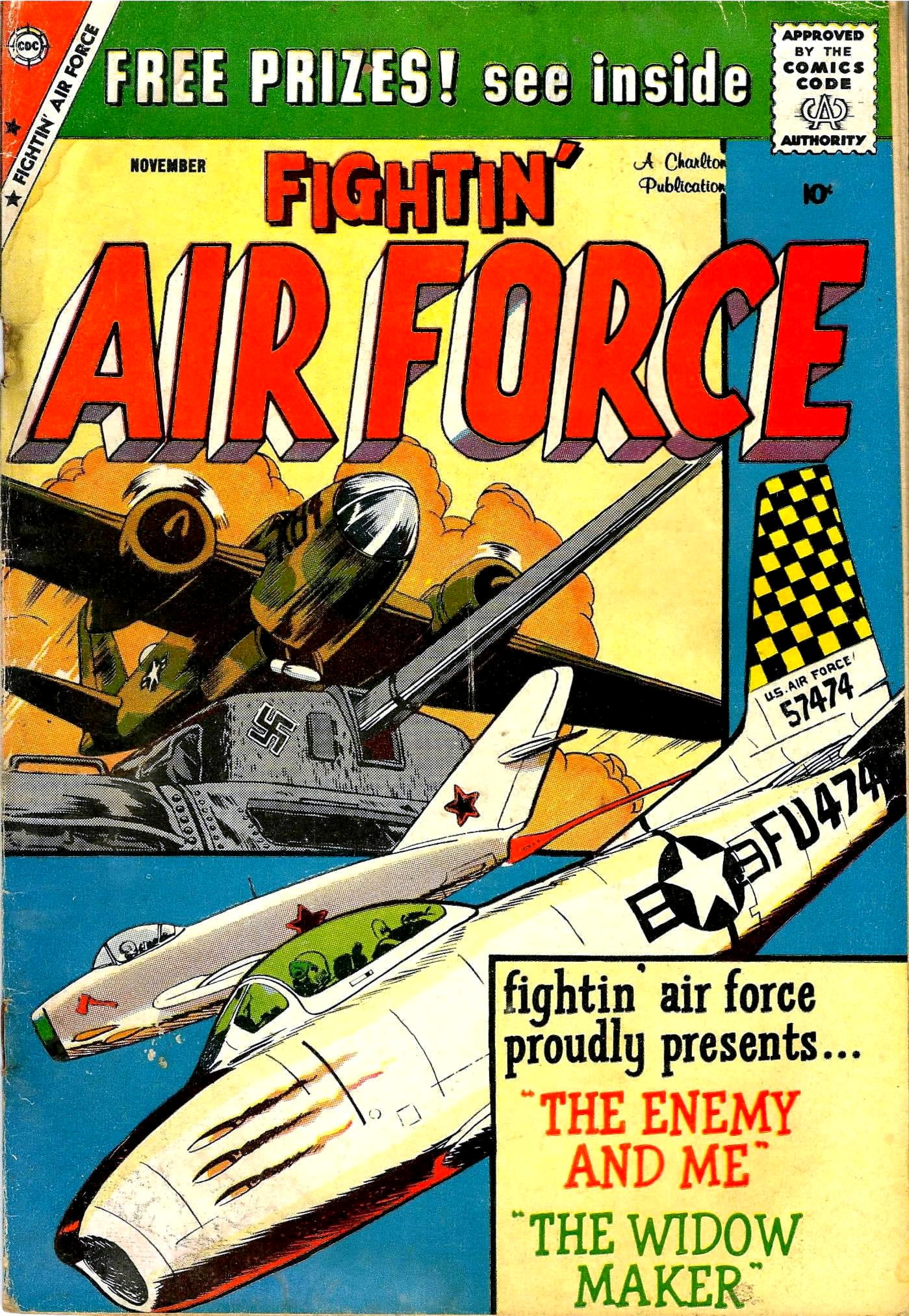 Fightin' Air Force #18 cover
