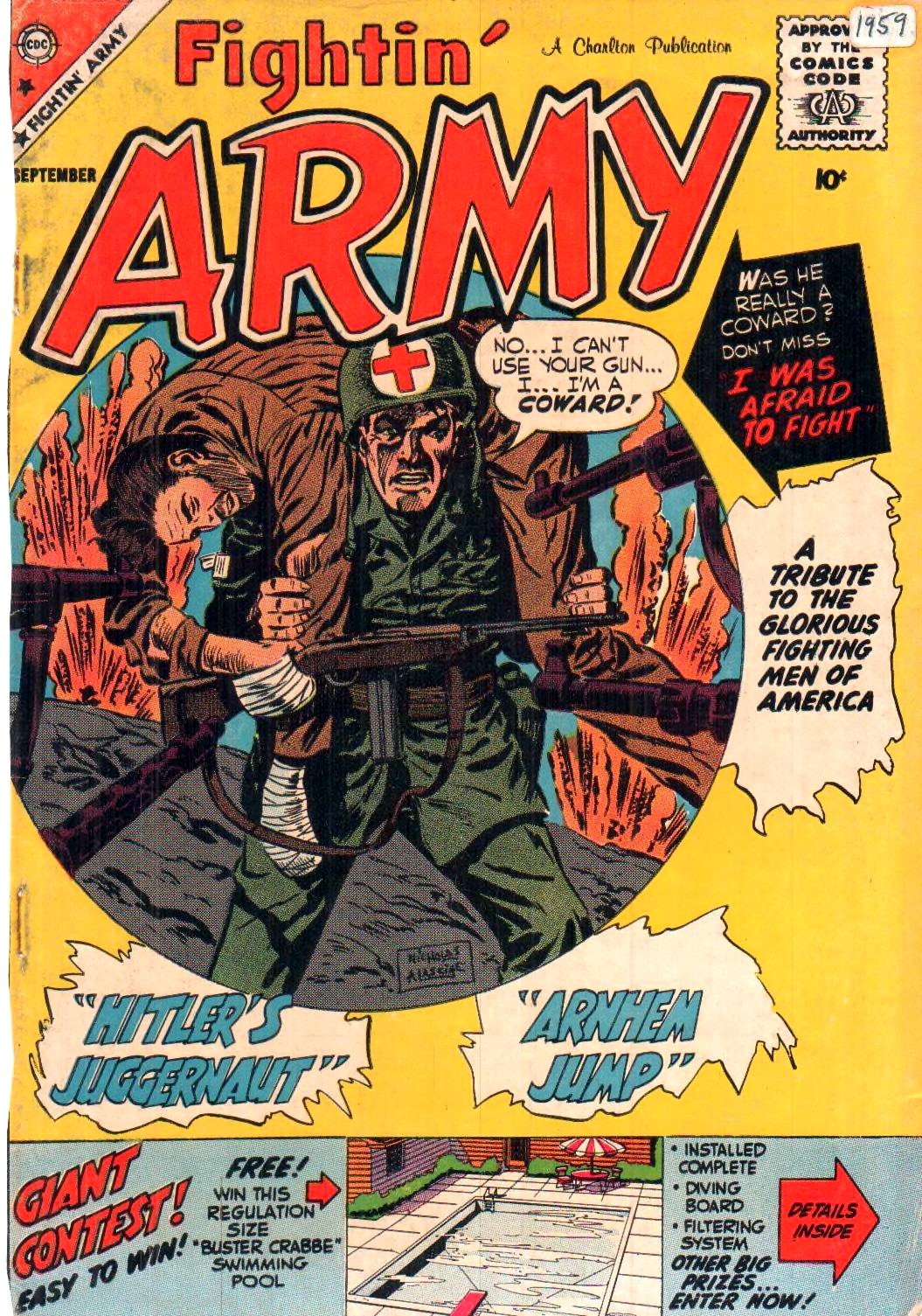 Fightin' Army #31 cover
