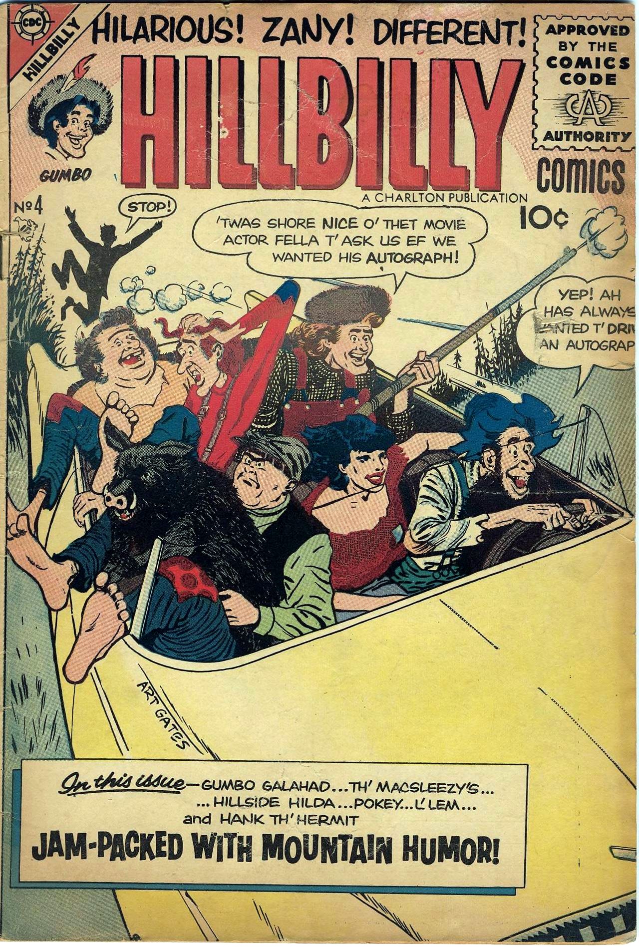 Hillbilly Comics #4 cover