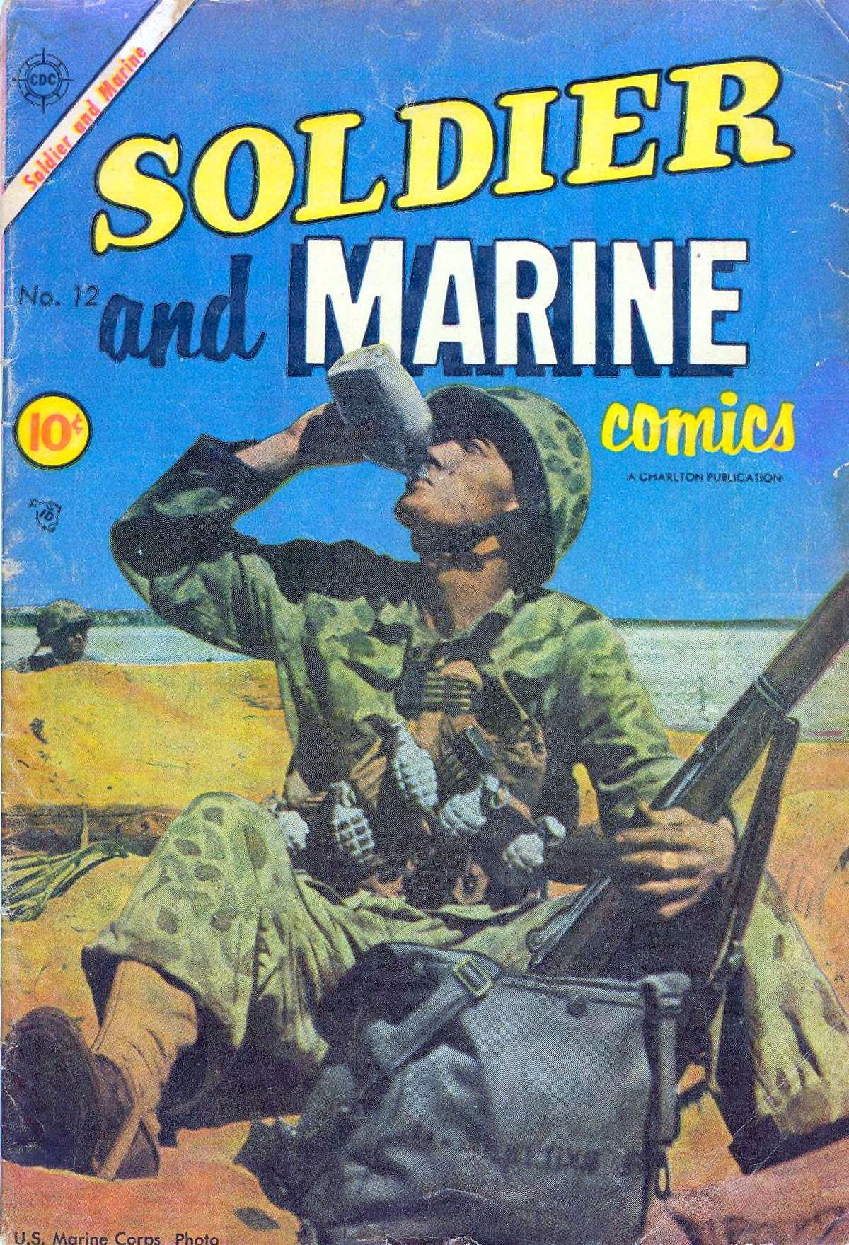 Soldier and Marine Comics #12 cover