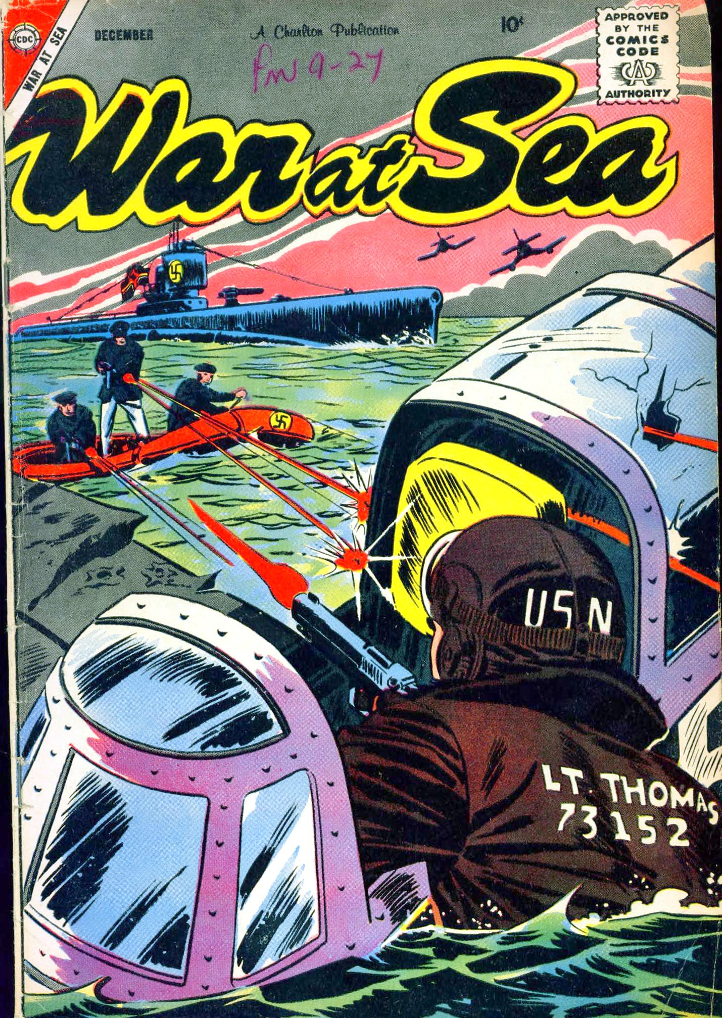 War at Sea #28 cover