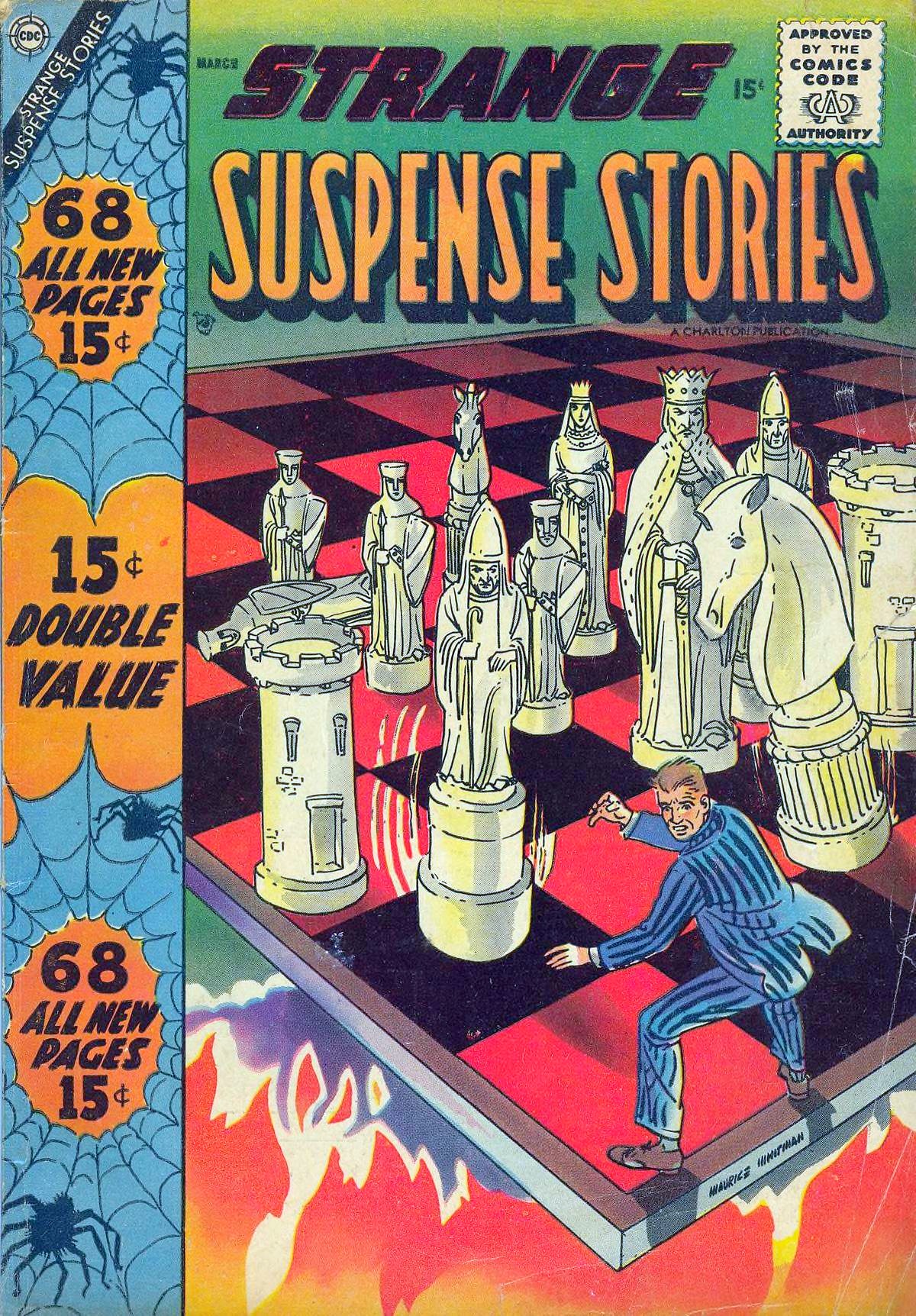 Strange Suspense Stories #36 cover