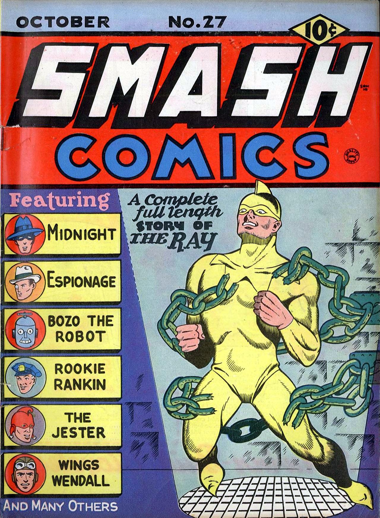 Smash Comics #27 cover