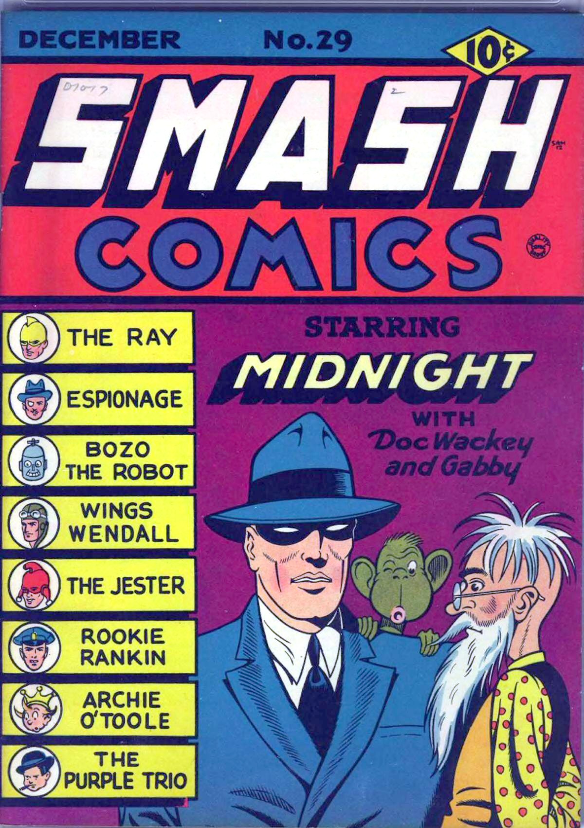 Smash Comics #29 cover
