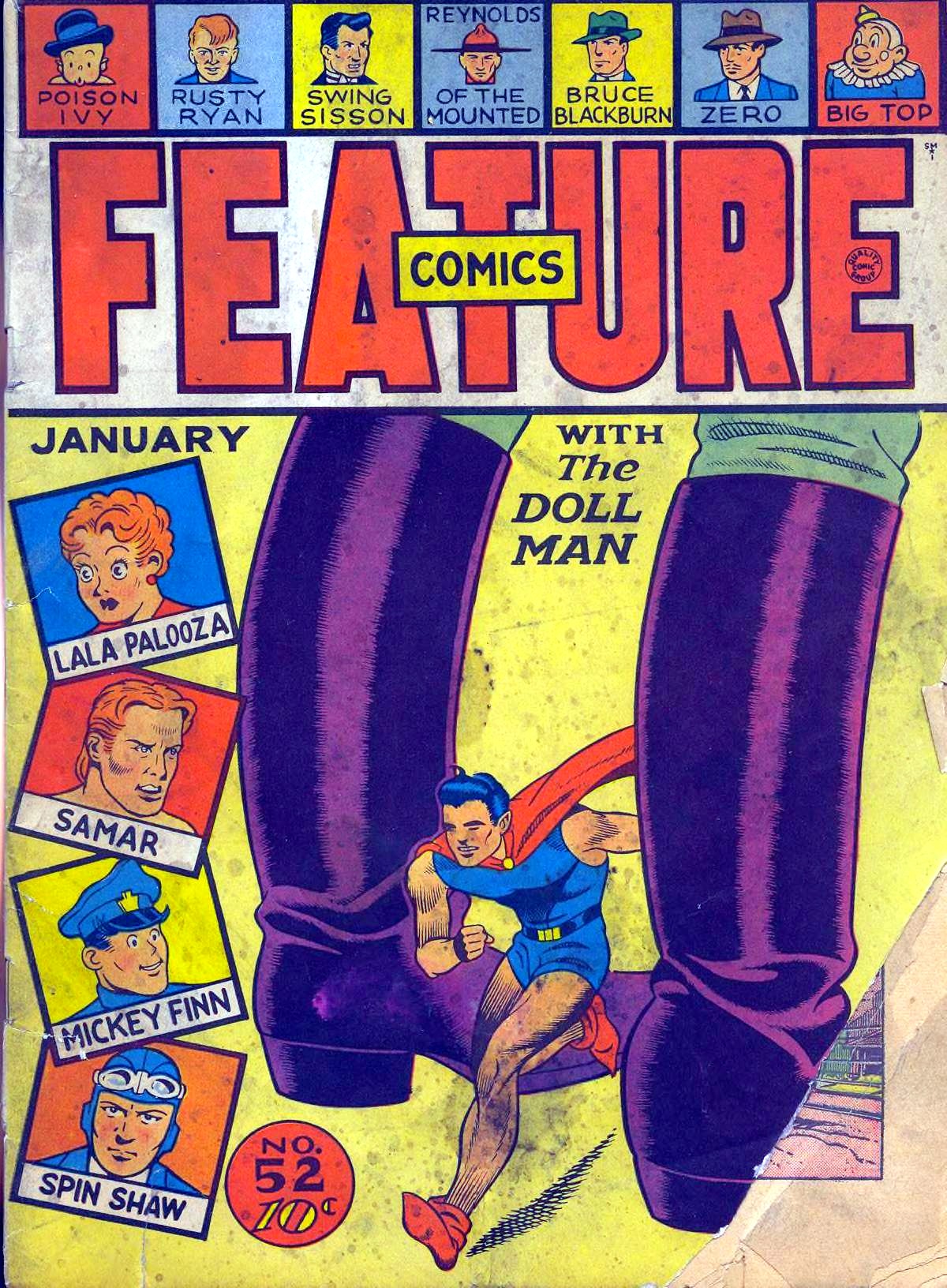 Feature Comics #52 cover