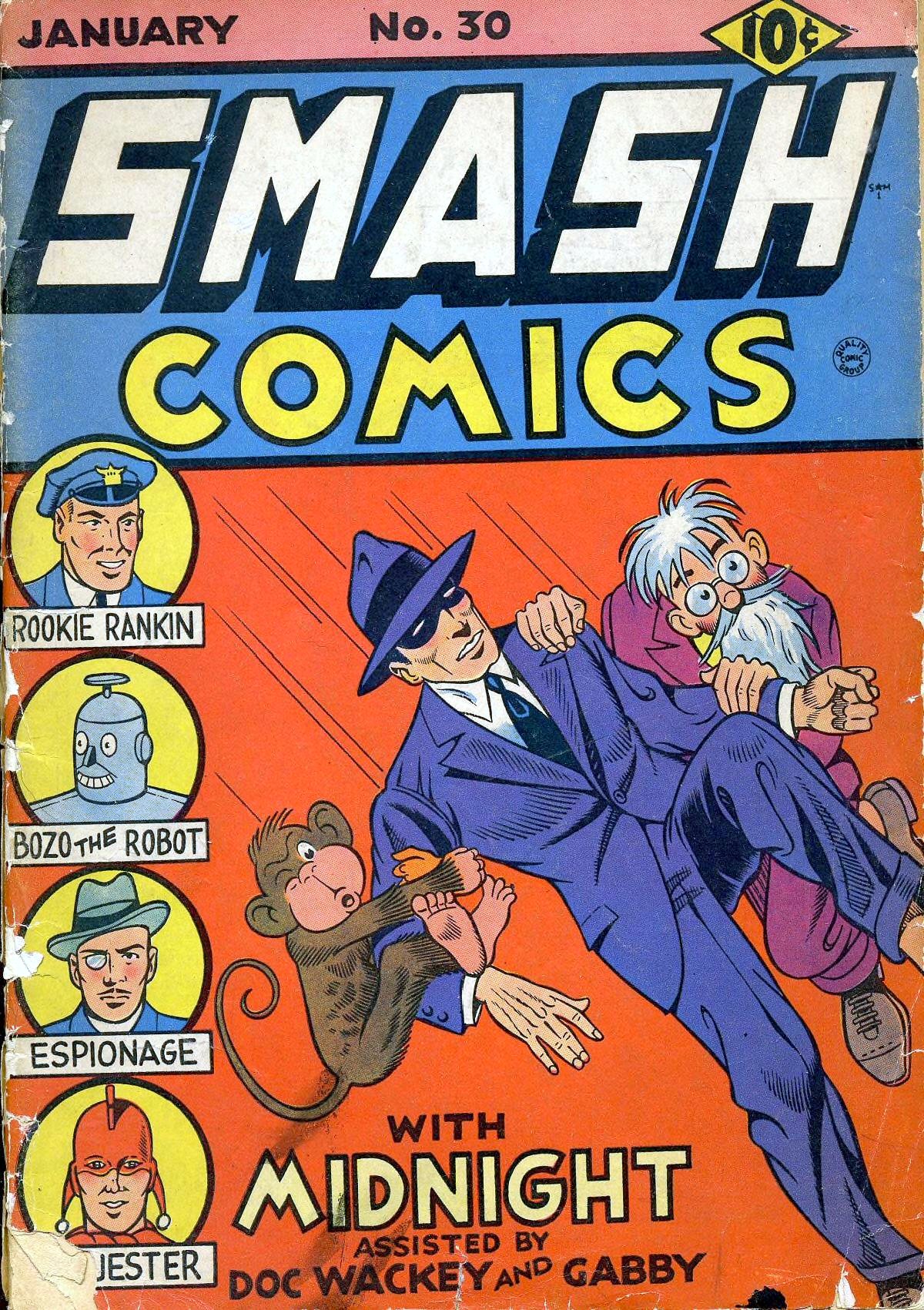 Smash Comics #30 cover