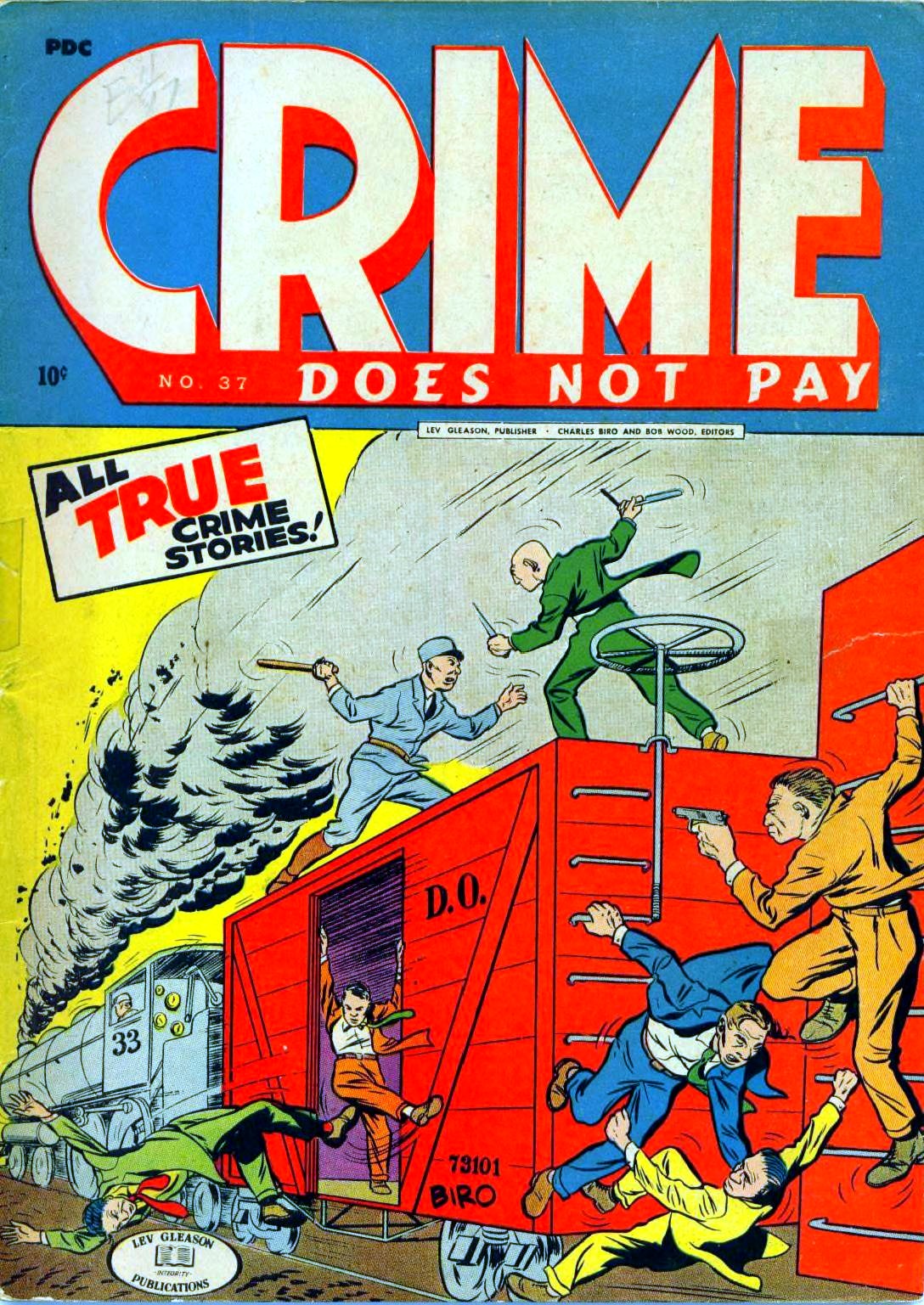 Crime Does Not Pay #37 cover