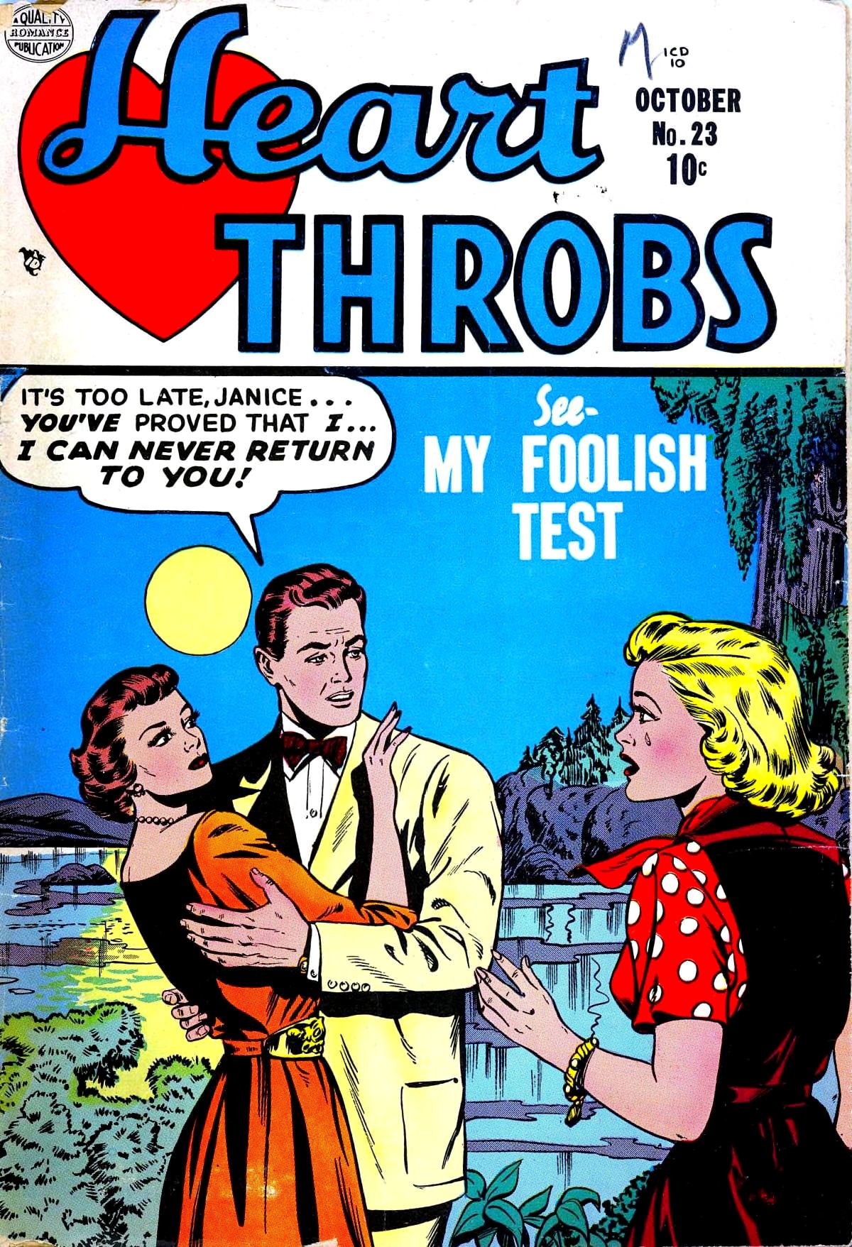 Heart Throbs #23 cover