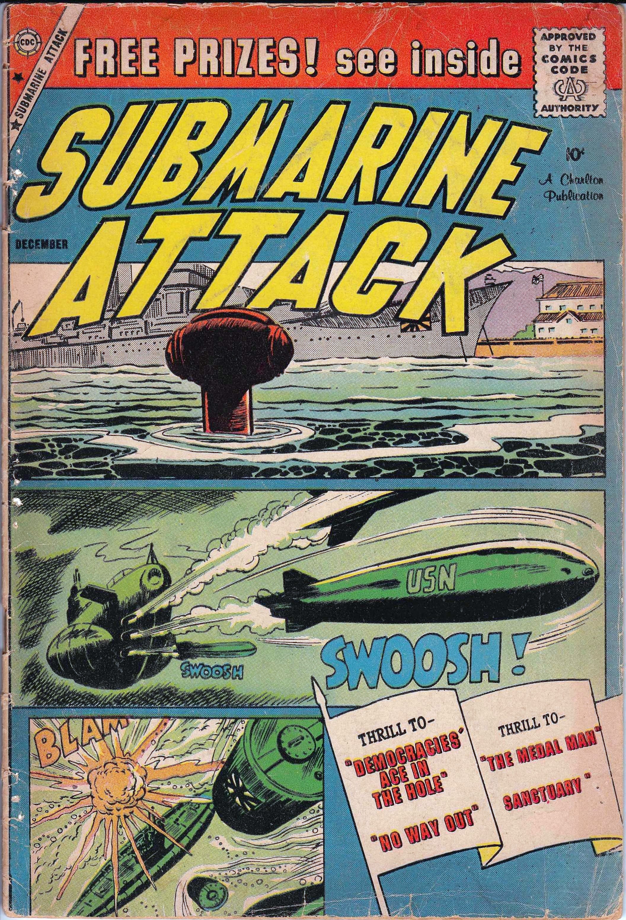 Submarine Attack #19 cover