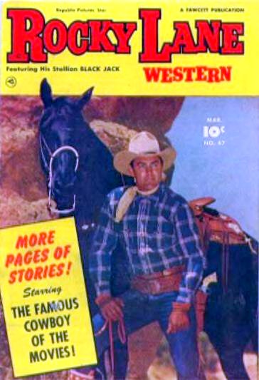 Rocky Lane Western #47 cover