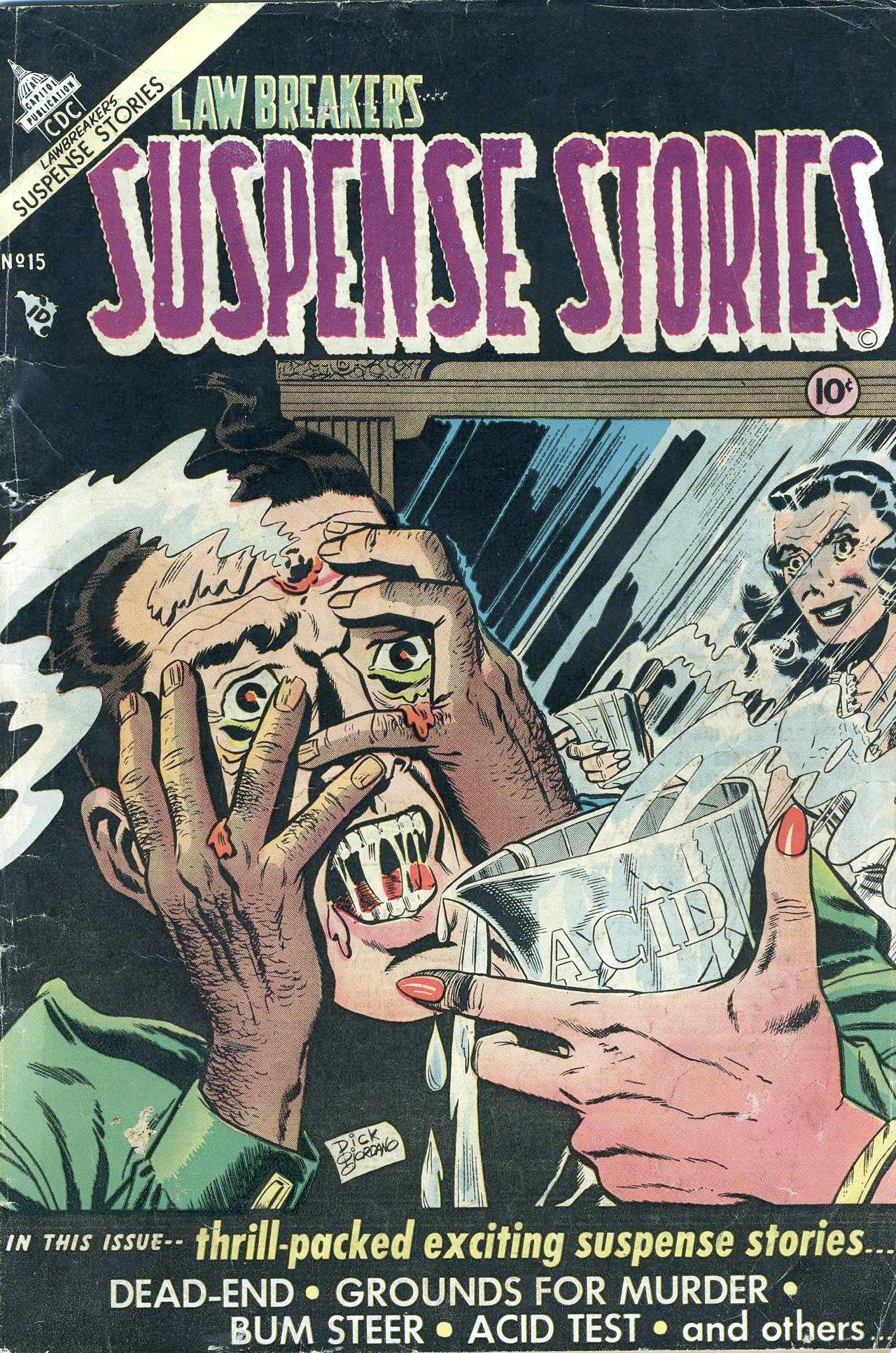 Lawbreakers Suspense Stories #15