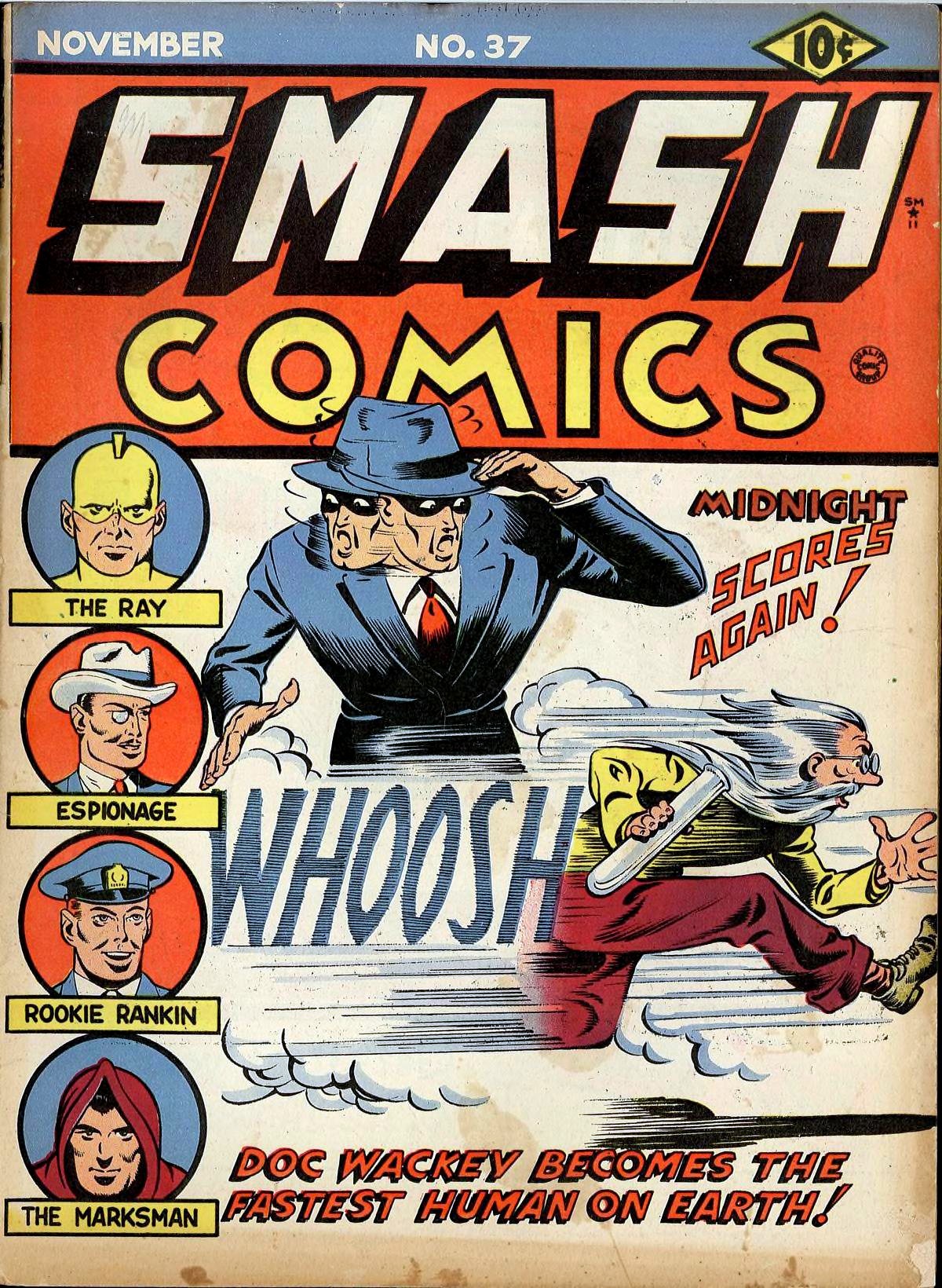 Smash Comics #36 cover