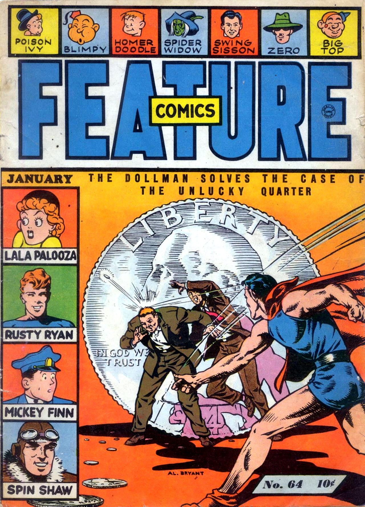 Feature Comics #64 cover