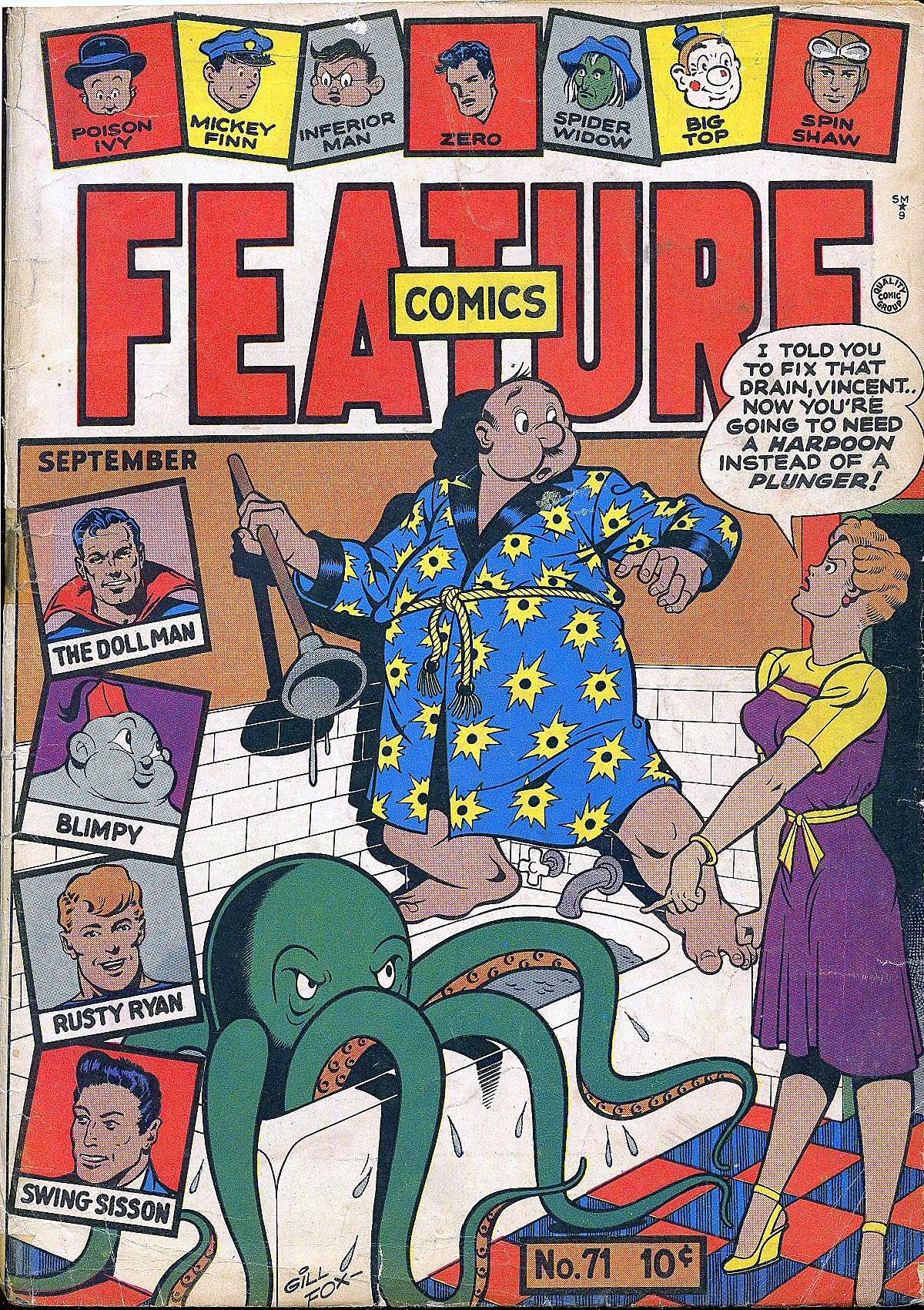 Feature Comics #71 cover