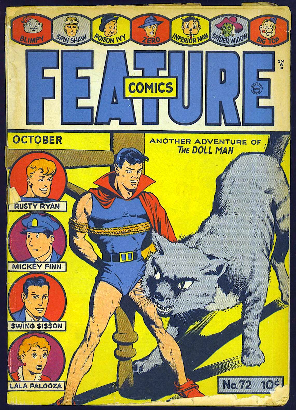 Feature Comics #72 cover