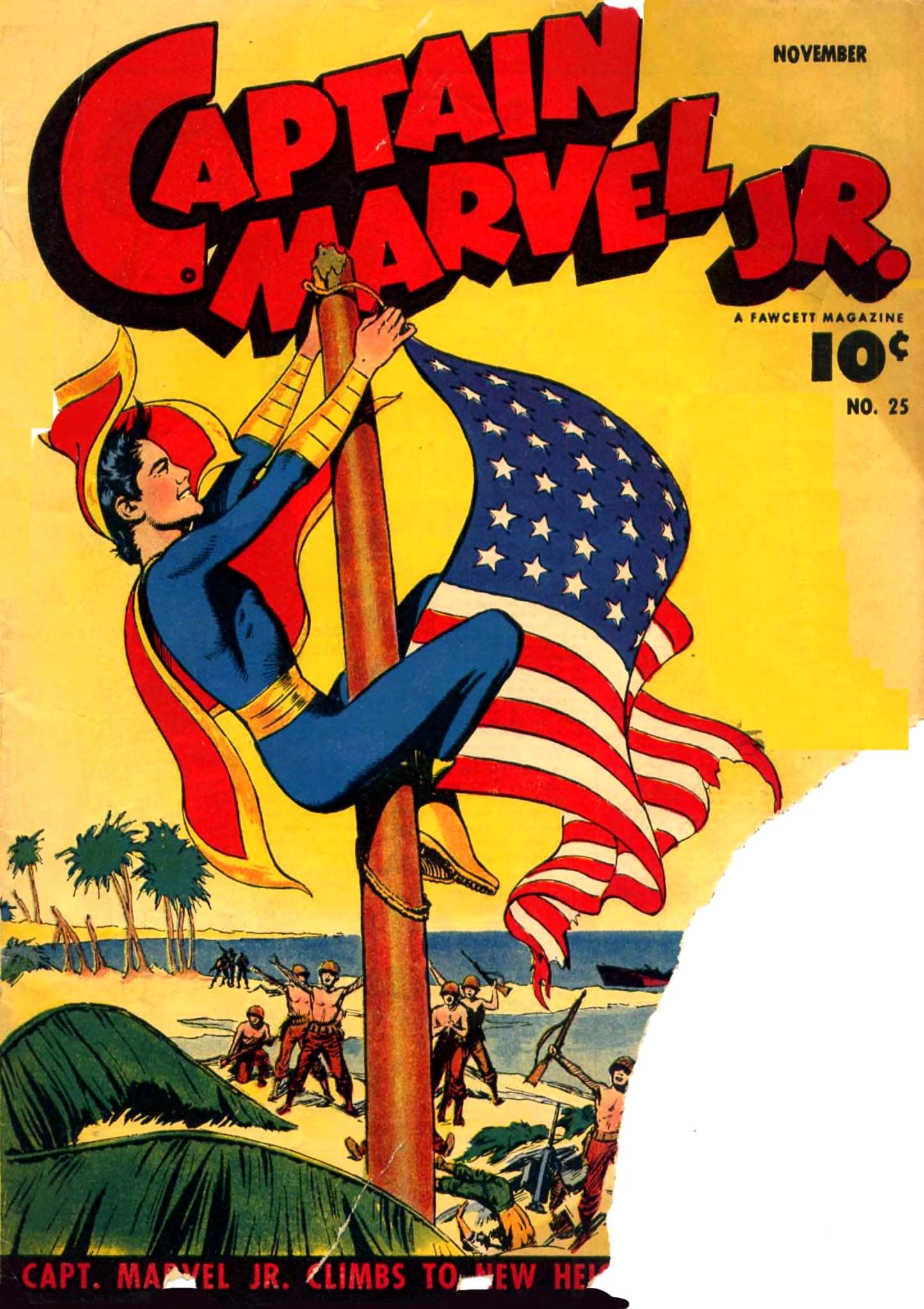 Captain Marvel Jr. #22 cover